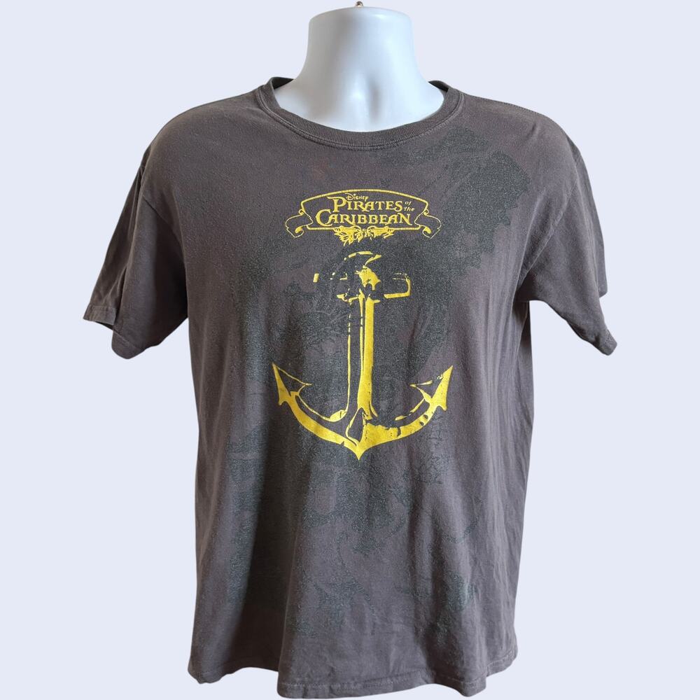 Disney XL Y2K Pirates Tee Gray Crewneck
